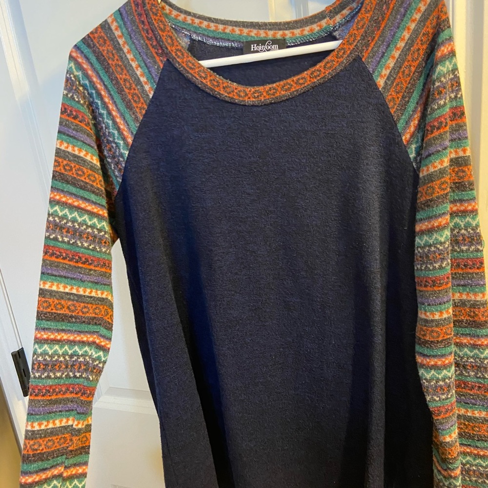 COPY - multi-colored pattered sweater